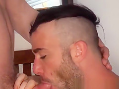 Cub Bear Deepthroating Cock Before Breeding